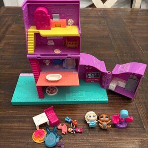 Polly Pocket - Pollyville Doll House 2018 With Accessories